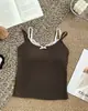 Camisola Feminina para Usar por Cima ou em Camadas, Estilo Verão, Estilo Puro Desejo, Renda com Laço Estilo Americano, Falso Duas Peças, Top Curto Estilo Garota Spicy