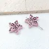 Cadena de Teléfono Móvil DIY de Estrella de Cinco Puntas con Estampado de Leopardo Colorido de 23 mm, Cuentas Sueltas para Joyería, Pulsera, Collar, Accesorios Acrílicos