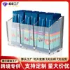 Caja de Almacenamiento Magnética de Acrílico para Bolsas de Bebida Montaje en Pared de Refrigerador de Cocina Estante de Almacenamiento de Polvo para Bebidas de 3 Compartimentos Personalizado