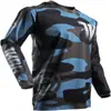 Roupas para Corrida Off-Road Transfronteiriça, Tamanhos Europeus e Americanos, Camiseta Versátil de Manga Longa, Absorvente de Suor, Respirável, Roupa Confortável para Ciclismo, Roupas de Downhill