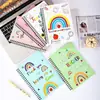 Transfronterizo 50 Animales de Dibujos Animados Estilo Ins Arcoíris Graffiti Cuaderno de Espiral Decoración Lindo Bloc de Notas Diario Amazon