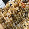 Wanya Cristal ágata café superficie de diamante productos semiacabados superficie tallada accesorios para joyería DIY fabricante