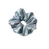 Elástico de Cabelo Satinado Brilhante Cor Creme para Meninas, Estilo Despojado, Doce, Alta Elasticidade, Prendedor de Coque para Mulheres