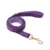 Directo de fábrica, en stock, juego de collar y correa de terciopelo para mascotas transfronterizo para perros y gatos pequeños y medianos, personalizable con logo