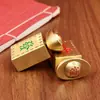 Fichas de mahjong directas de fábrica con monedas de oro giratorias para mesas de té de oficina, juguetes antiestrés que atraen la fortuna, venta al por mayor