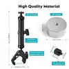 Suporte magnético com rotação de 360 graus, suporte de metal adequado para montagem fixa em carro/trailer/barco/iate/acampamento