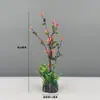 Decoración de Plato de Sashimi, Guarnición de Plato Frío para Catering de Hotel, Decoraciones de Flores y Hierbas de Plástico para Platos, Adornos Pequeños, Flor de Ciruelo de Invierno