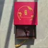 Caja de Joyería Tradicional Caja de Almacenamiento Tipo Cajón Caja para Empacar Pulsera de Jade Caja de Joyería Serie Patrimonio Seda
