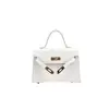 Bolso Pequeño de Alta Gama para Mujer 2025 Popular Nuevo de Moda Estilo Coreano Moda Bolso de Hombro Único Cruzado Estilo Occidental Bolso de Mensajero Bolso Kelly