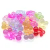 Color Mezclado Aleatorio Acrílico Transparente Caracola Corazón Estrella de Cinco Puntas Colgante DIY Pulsera Collar Llave Joyería Accesorios