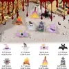 Popular Transfronterizo Mini Arte de Uñas de Halloween Serie de Dibujos Animados Joyería de Resina Douyin Xiaohongshu Joyería para Uñas Venta al por Mayor