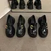 Zapatos de Cuero Estilo Francés, Zapatos de Salón de Moda, Nuevos Modelos Primavera y Otoño 2026, Mocasines de Suela Suave y Suela Gruesa, Zapatos Mary Jane Versátiles para Uso en Exteriores
