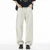 Pantalones de Trabajo Retro Americanos para Hombre, Pantalones Casuales de Pierna Recta Suelta de Moda, Pantalones Deportivos de Verano de Pierna Recta, Casual