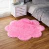 Cojín de Felpa con Forma de Ciruela Alfombra de Felpa Cojín de Lana Mezclada Sala de Estar Dormitorio Completo Cojín para Silla de Noche de Princesa