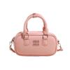 2025 Nova Cor Sólida Simples Trendy Pillow Bag Bowling Bag Bolsa Feminina Portátil Pequena Bolsa de Ombro Bolsa Crossbody