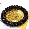 Elástico de Cabelo Cordão de Telefone Japonês e Coreano Sem Costura Preto Grande Bracelete Anel de Telefone Corda de Cabelo Elástico de Cabelo Tiara Estilo Grosso