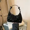 Bolso de Mano con Lentejuelas para Mujer de Comercio Exterior Transfronterizo Modelo Nuevo 2026 Nicho para Viajes Diarios Gran Capacidad de Hombro Cruzado Debajo del Brazo