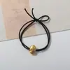 Moda nacional 2025 este ano do coelho ano do coelho amuleto de segurança coelho presente de ano novo corda de cabeça vermelha bênção coelho pulseira de corda preta para cabelo uso duplo