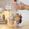 Caja de Exhibición y Almacenamiento de Figuras de Escritorio Caja Sorpresa, Bubble Mart Transparente a Prueba de Polvo Apilable Gran Capacidad Exhibidor de Figuras