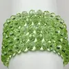 Pulseira de cristal de oliva vidro 6X8MM placa de cálculo joia para combinar com roupas venda quente transfronteiriça comércio exterior