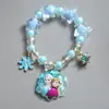 Novo Bracelete de Princesa Anna e Elsa, Simples e Moderno, Fácil de Combinar Joias para Meninas, Exportação Exportação Joias Infantis