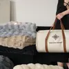 Manta grossa de inverno, manta de cochilo, xale de flanela para escritório, manta de sofá, manta para ar condicionado, novo estilo 2026