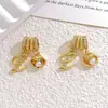 Colgante Color Dorado 18K Conserva el Color Micro-Pavimentado Circonita Cuentas Tubulares Multicapa Diseño de Planeta Cruz Accesorios Accesorios para Joyería DIY