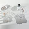 Bandeja con espejo acrílico, superficie reflectante, para exhibir joyas, accesorios para fotos, fondo de fotografía, decoración y adornos.