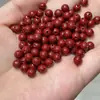 Pulsera de Arena de Cristal Mineral Crudo con Bajo Contenido de Cinabrio, Cuentas Sueltas Translúcidas, Accesorios Prensados, Hilo de Cuentas Premium al por Mayor