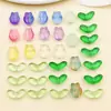 Folletos de Vidrio, Tulipanes, Rosas, Accesorios para Joyería DIY, Cuentas Sueltas Perforadas Directamente, Colgantes, Accesorios para el Cabello, Kits de Materiales Hechos a Mano