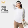 361 deg Yoga Manga Larga Deportivo Verano Nuevo Running Fitness Top Ropa de Yoga Suelto Deportivo Manga Larga Cubre