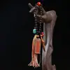 Pingente de Cobre com Mantra Taoísta de Nove Caracteres com Coloração de Cinábrio, Ornamento com Escrita Manual, Borla Tecida à Mão, Pingente para Bolsa, Ornamento para Pendurar no Carro