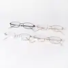 Gafas de Sol Nuevas de Metal Transfronterizas, Gafas de Sol Retro para Hombres y Mujeres, Gafas Cuadradas de Marco Pequeño de Alta Gama Anti-Luz Azul, Amazon