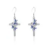 Aretes de libélula cruzada personalizados creativos populares transfronterizos Set de collar Juego de joyería para mujer envuelto en hoja con goteo de aceite