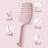 Peine de Corona Alta para Cabello Esponjoso para Mujeres, Adecuado para Cabello Largo y Estilizado de Cabello Rizado, Peine Curvo Grande con Función de Masaje del Cuero Cabelludo