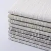 Ventas Directas de Fábrica Tela de Poliéster Imitación Lino Nueva Tela Decorativa para Sofá Cojín Tejido Textil para el Hogar