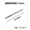 Broca helicoidal de esmeril Jade cera Cristal Ámbar cuentas aguja de perforación broca de diamante herramienta de escariado