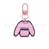 Llavero de Regalo de Navidad Más Vendido Hebilla en Forma de U de Macarrón Colgante de Goma Suave de PVC de Dibujos Animados Accesorios para Bolsas Colgante Pequeño