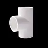 Conexões de PVC para fornecimento de água Tê reto de diâmetro igual Tê de fornecimento de água Conexões para tubos de água potável 20-315 Branco Azul Cinza atacado