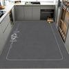 Tapetes de Piso para Cocina al por Mayor Transfronterizos, Tapetes de Piso de Terciopelo de Cristal Absorbentes de Agua y Resistentes al Desgaste, Tapetes de Puerta de Área Grande de Cobertura Total, Alfombras Antideslizantes para el Hogar