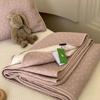 Corea del Sur Algodón de Ganso Cubierta de Cama Juego de Tres Piezas Lavable a Máquina Algodón de Doble Cara Acolchado Sábana de Cama Acolchada Manta Universal para Todas las Estaciones