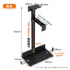 Suporte Inferior para Gabinete de Mesa Suporte de Suspensão para Computador Bandeja Gancho para Chassi de Gabinete de Mesa de Escritório Suporte Antiderrapante