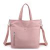 Bolso de mano de color liso, bolso de hombro de nailon para mujer, bolso de viaje, nuevo estilo, bolso de gran capacidad, bolso de mano con textura, bolso de mujer