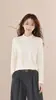 Top Base Camada Acetato Lã Feminino Outono Inverno Novo Estilo Tencel Lyocell Gola Meia Alta Casual para o Trabalho Modelador Quente