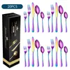 Conjunto Popular de Talheres de Aço Inoxidável 1010 da Spoon Conjunto de 20/30 Peças Conjunto de Faca, Garfo e Colher para Restaurante Ocidental