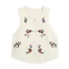 Ropa de mujer al por mayor transfronteriza 2026 otoño nuevo top chaleco bordado 7200223 pantalones de linterna bordados 7220222