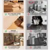 Dispensador de Vasos Desechables, Madera Maciza, Acabado de Alta Gama, Estante de Almacenamiento para Vasos de Agua, Portavasos de Papel para Escritorio para Café y Té