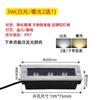 Lámpara subterránea de tira LED, lámpara empotrada para bañador de pared, para exteriores, impermeable, cuadrada, para suelo, paisaje, RGB, de acero inoxidable, lámpara de ladrillo