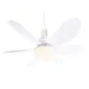2026 Nuevo Modelo Comercio Electrónico Transfronterizo Comercio Exterior Ventilador de Techo Tipo Hoja para Dormitorio, Silencioso Portalámparas de Rosca E27 Ventilador de Seis Aspas con Forma de Flor