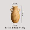 Vaso Cerâmico Japonês Retrô Manuscrito Ornaments Decorações para Sala de Estar, Casa de Hóspedes, Entrada Ornamentos de Mesa com Vento Antigo e Silencioso